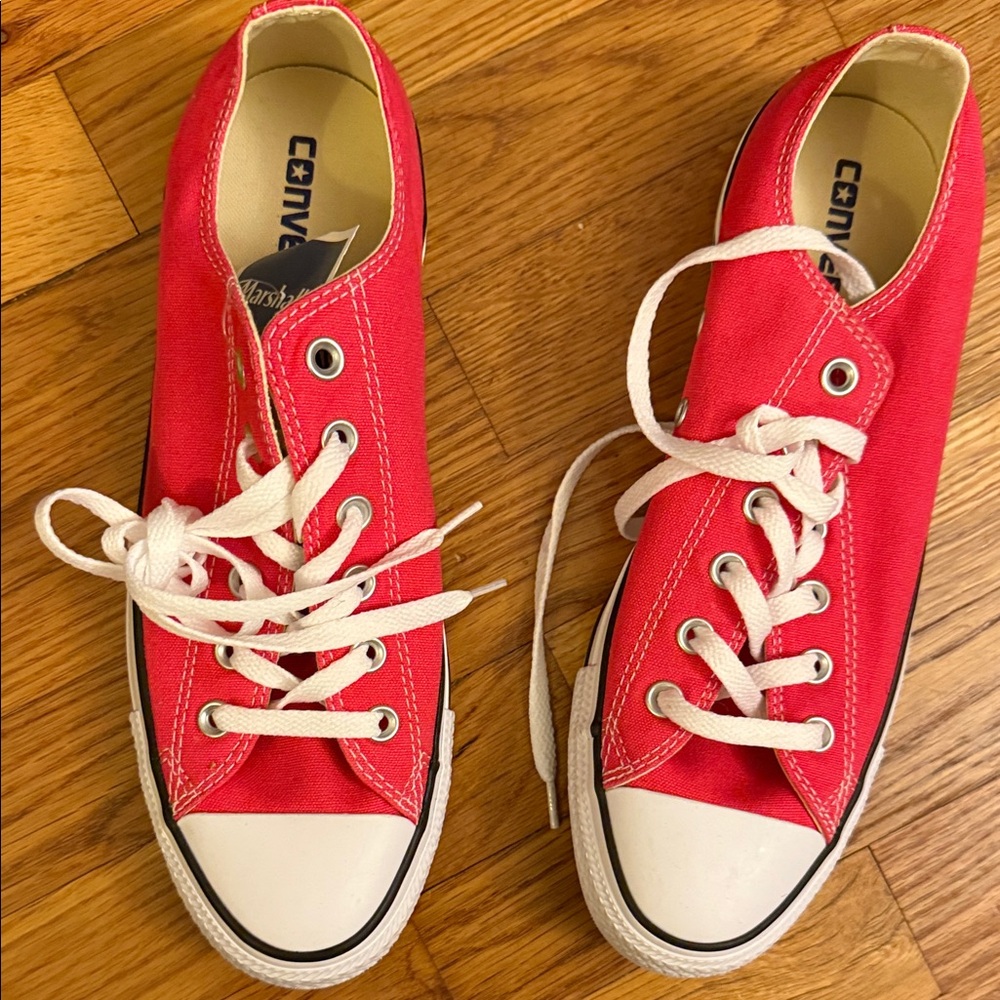 Converse Bold Red Canvas Shoes